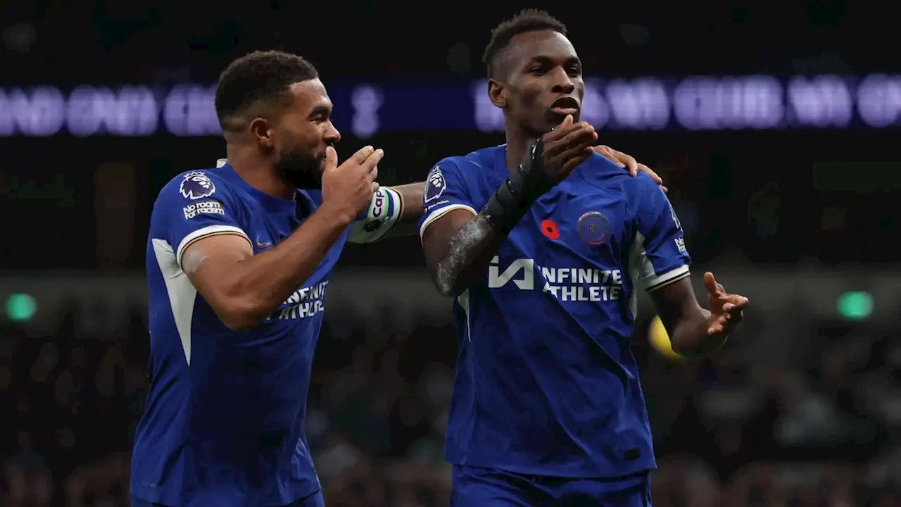 Tottenham 1-4 Chelsea: Jackson scores hat-trick in Premier League classic