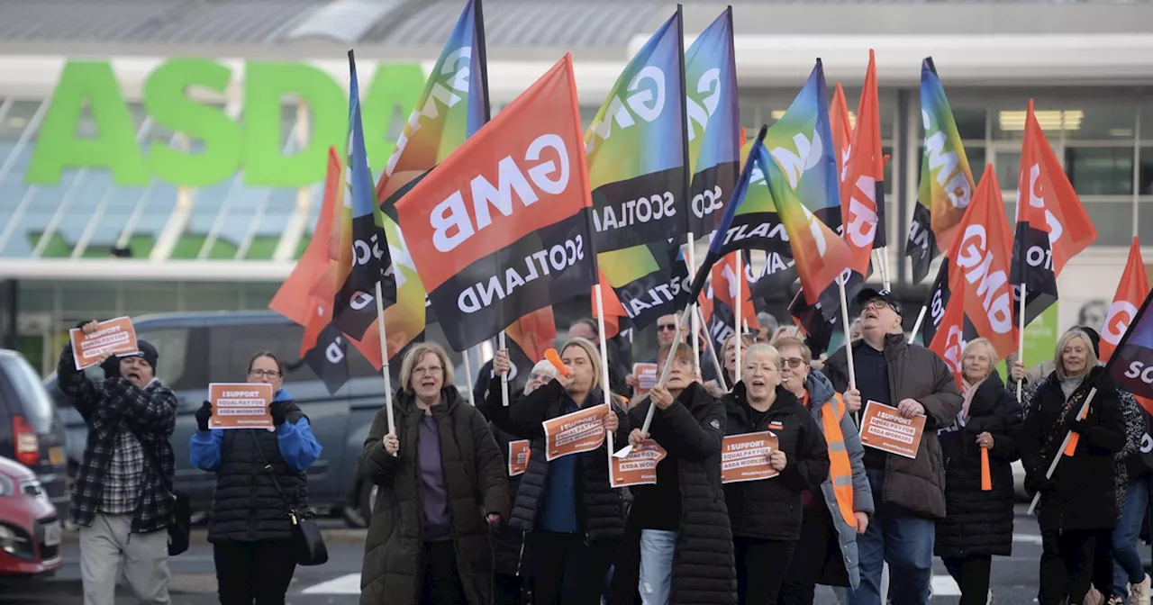 Asda Govan protest as workers 'use food banks and can't afford to pay bills'