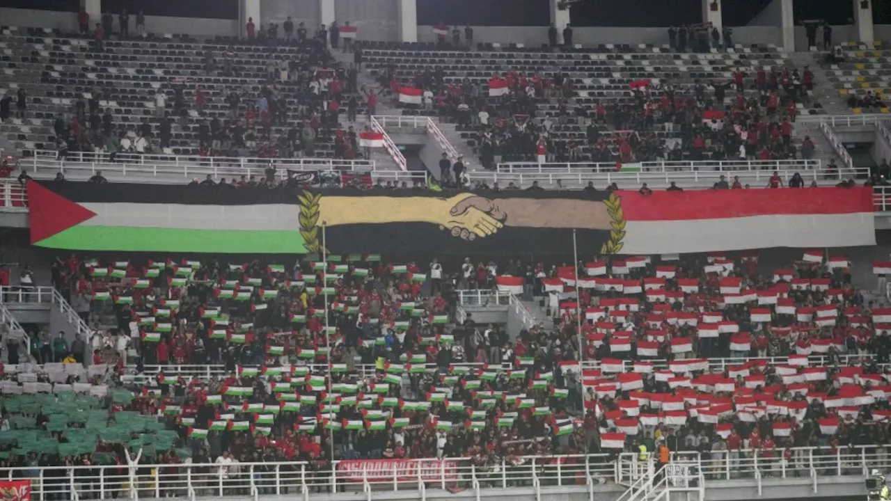 PSSI Tak Larang Bendera Palestina Berkibar Di Tribune