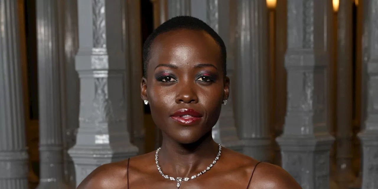 Lupita Nyong'o Wore the Breeziest Sheer Gown in the Color of the Season