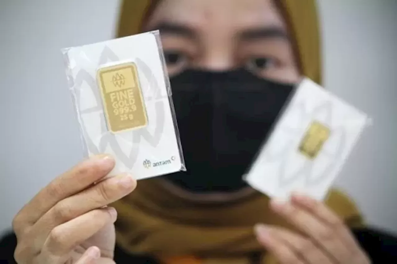 Emas Antam Turun Rp 2.000 Jadi Rp 1.123.000 Per Gram