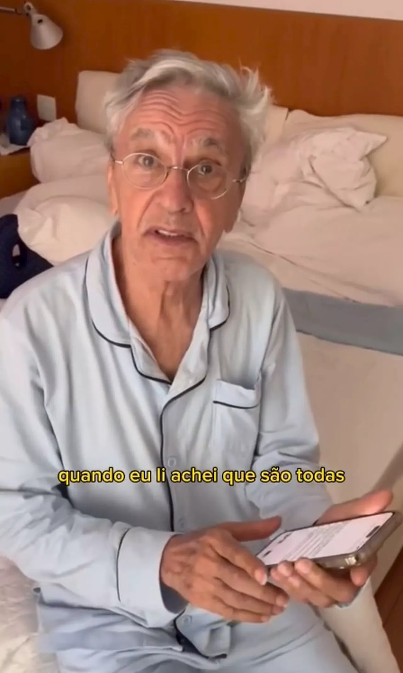 Caetano Veloso responde questão do Enem que usou letras de 'Alegria, Alegria' e 'Anjos Tronchos'; vídeo