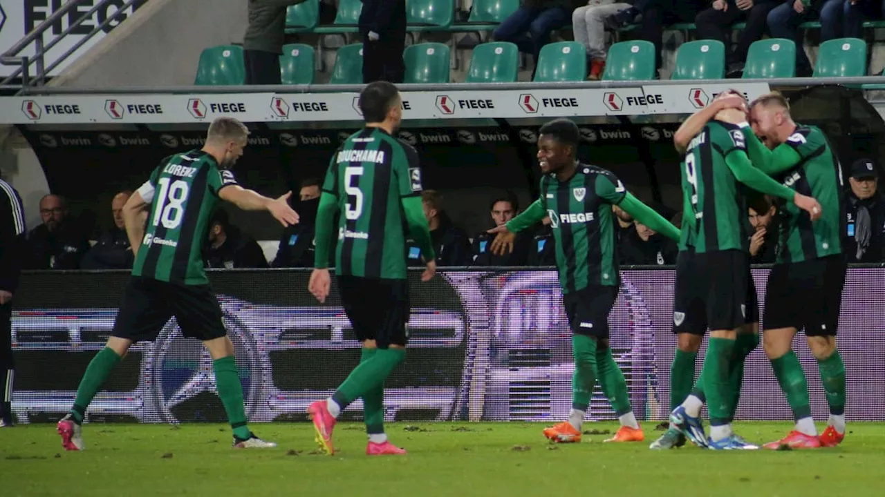 3:2 gegen Ulm: Preußen Münster bringt den Vorsprung ins Ziel