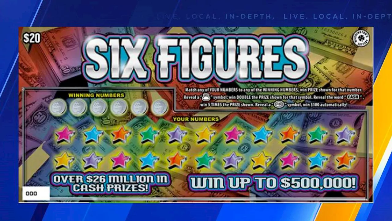 Everett man wins $500K from Scratch ticket bought at store where he’s been lucky before