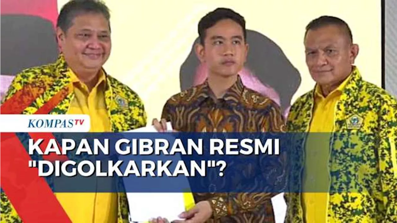 Apa Status Gibran di Golkar Usai PDI-P Sebut Telah 'Dikuningkan' ?