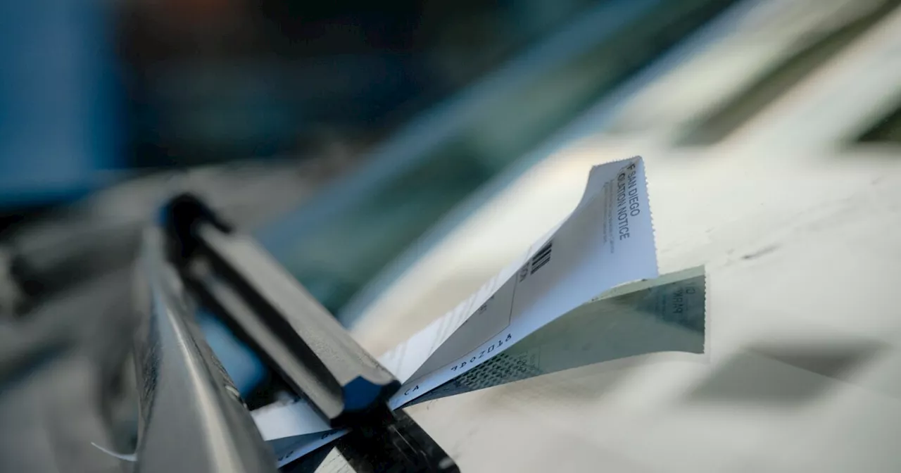 Where are you most likely to get a parking ticket in San Diego?