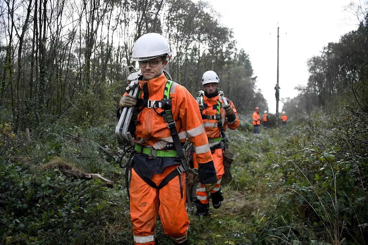 Tempête Ciaran : 73 000 foyers restent privés d’électricité en Bretagne et en Normandie