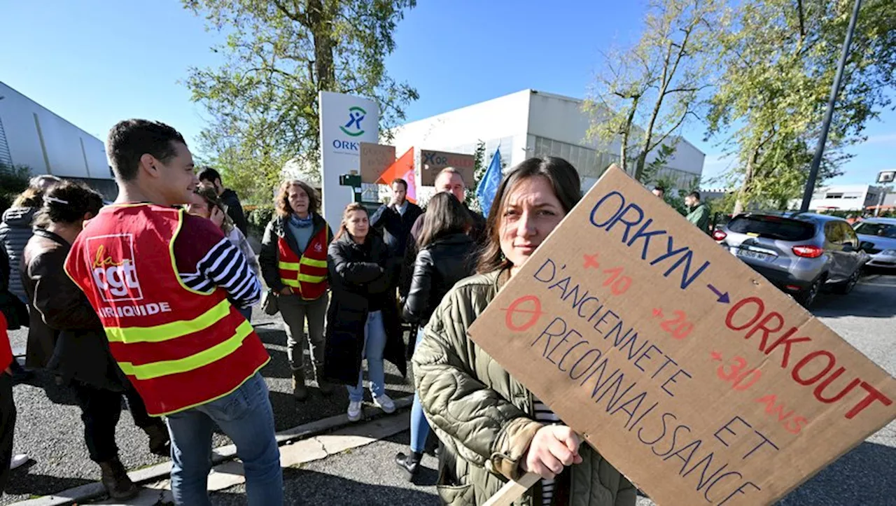 Plan social : des salariés d'Orkyn' et d'Air Liquide en grève ce lundi à Toulouse