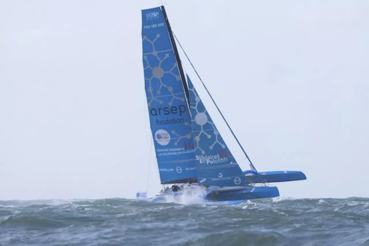 Les Ocean Fifty et les Class40 ont repris la course sur la Transat Jacques-Vabre