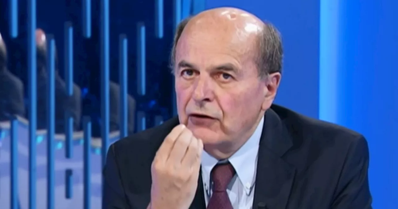 Pier Luigi Bersani all&#039;attacco di Meloni: &#034;Anche un cretino lo capisce&#034;