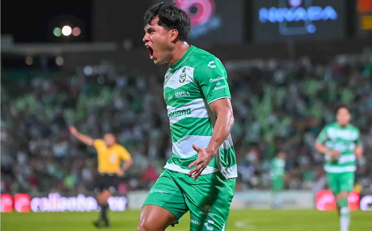 Santos venció a Toluca con partidazo de Brunetta y se acerca a Play-In