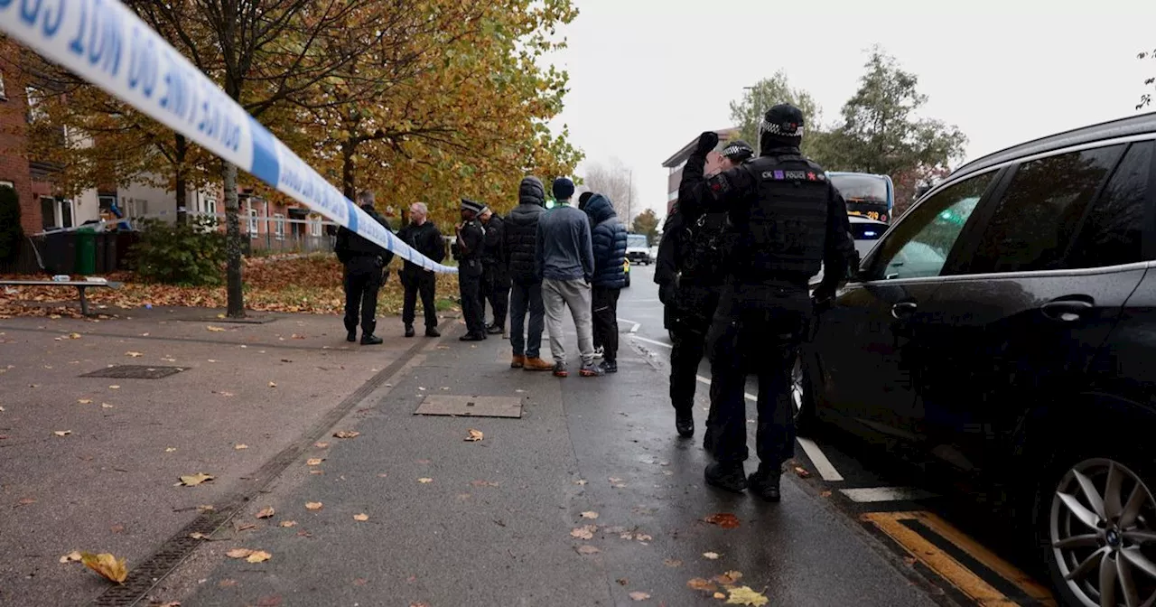 BREAKING: Manchester street taped off with police and ambulances at the scene