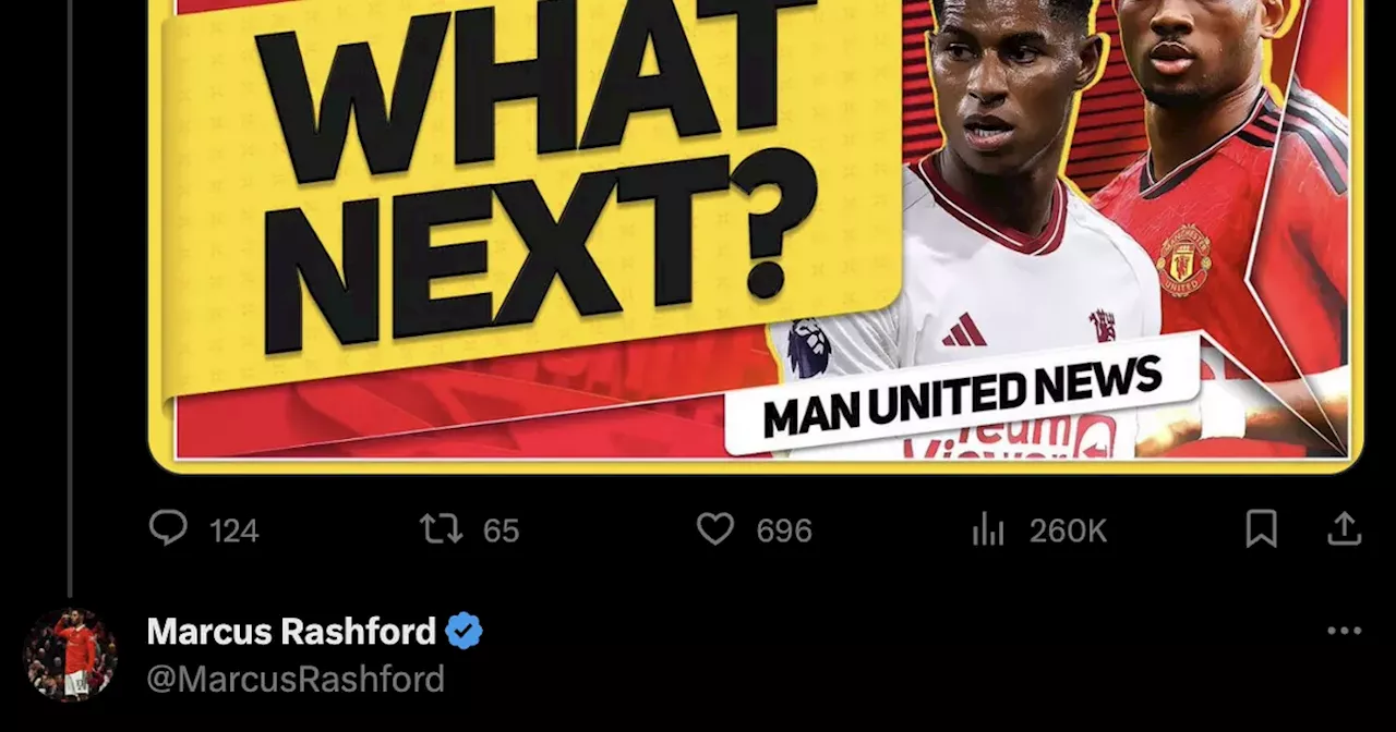 Rashford's five word response to 'malicious' rumours he could leave Man United