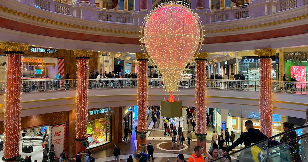 Trafford Centre confirm when Christmas lights go on - and festive hours 2023