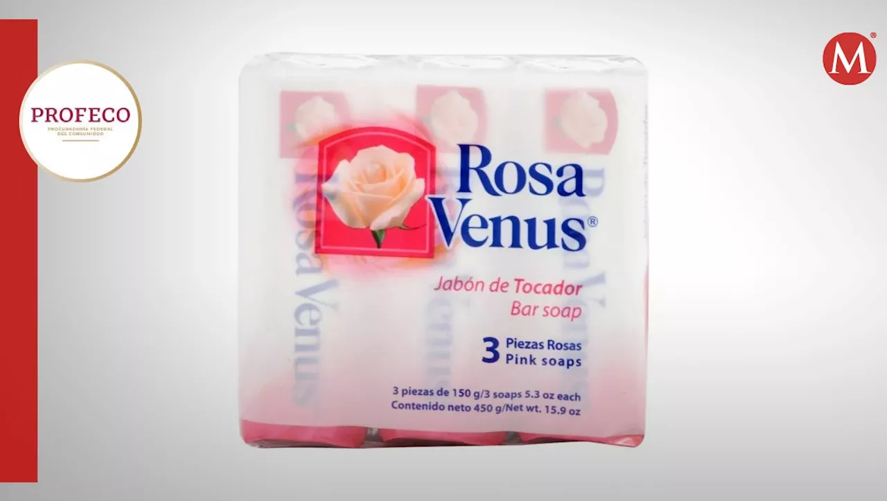 ¿Es bueno? Esto encontró Profeco del jabón Rosa Venus, según estudio