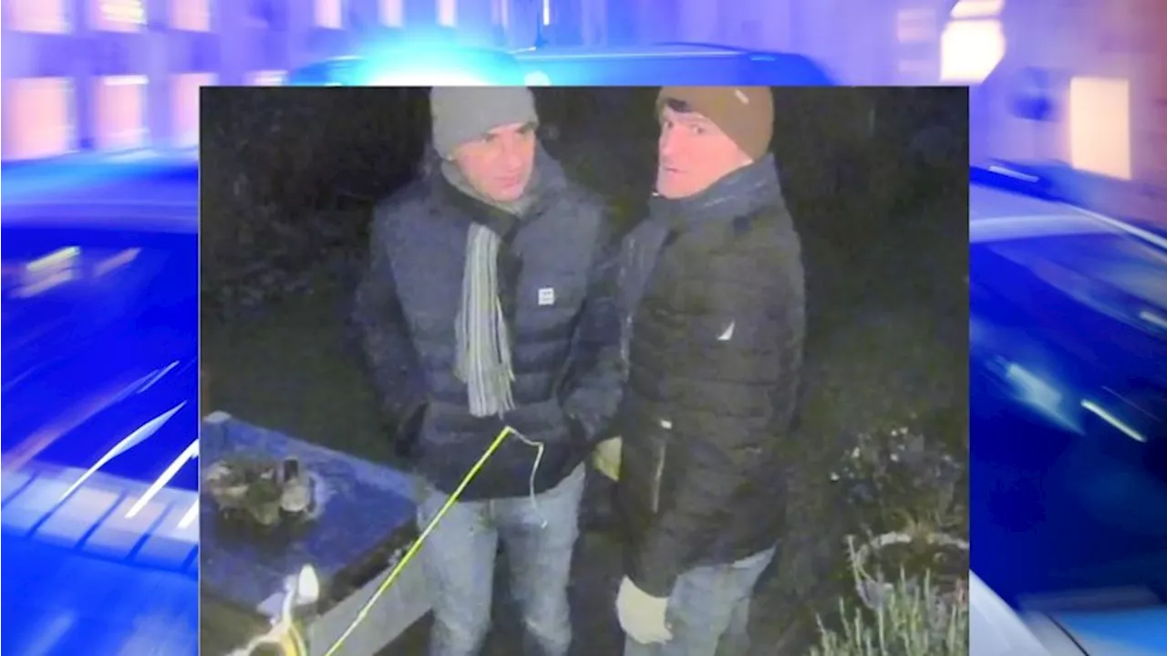 Zeugen gesucht: Polizei fahndet nach Einbrecher-Duo