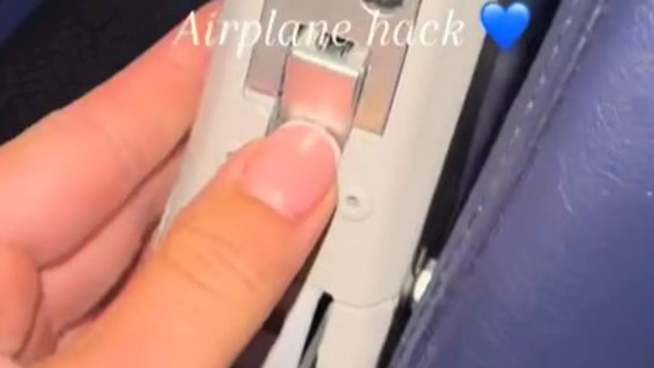 Air hostess reveals ‘hidden’ seat button