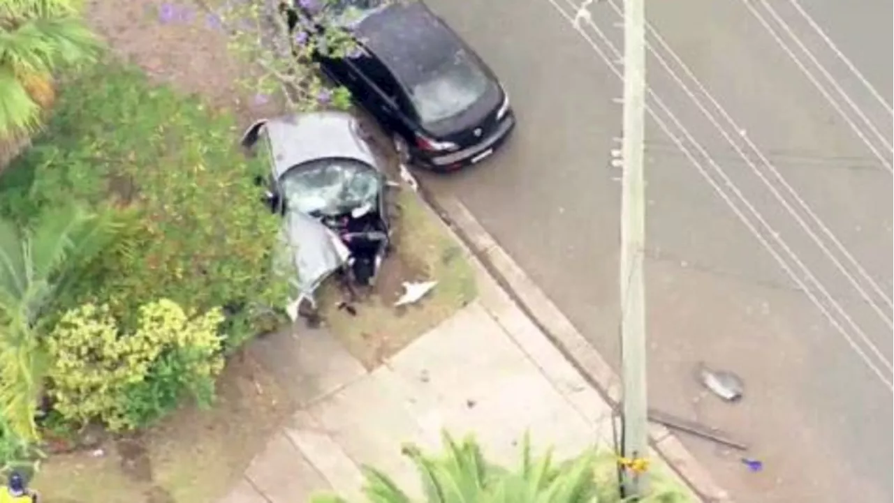 Two boys killed in Sydney crash, two on run