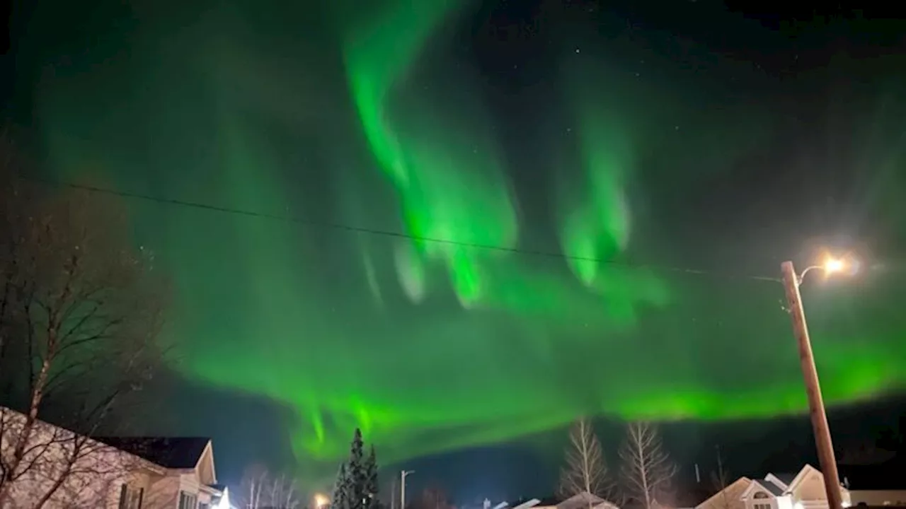 The northern lights were amazing over parts of Labrador on Sunday night