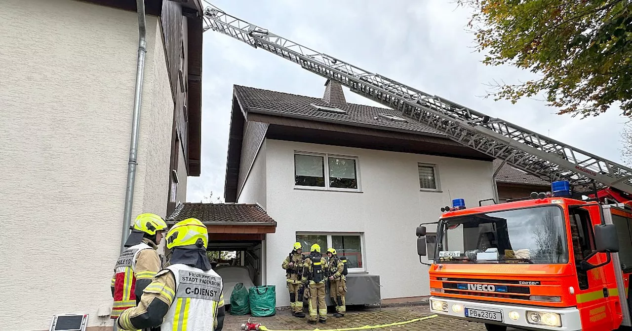 Defekt in Solaranlage löst Einsatz für Paderborner Feuerwehr aus