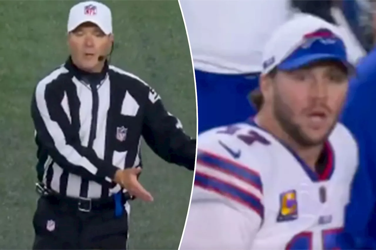 Josh Allen can't believe intentional grounding penalty in Bills loss: 'I've never seen that call'