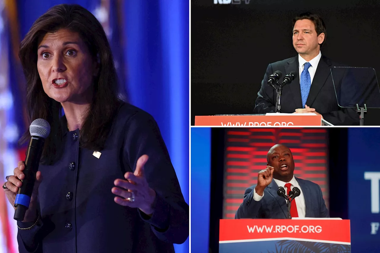 Nikki Haley and Tim Scott hint how they'll attack GOP presidential rivals at debate