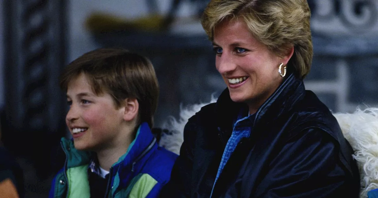 Prince William fell down the stairs after prank by his mum Princess Diana