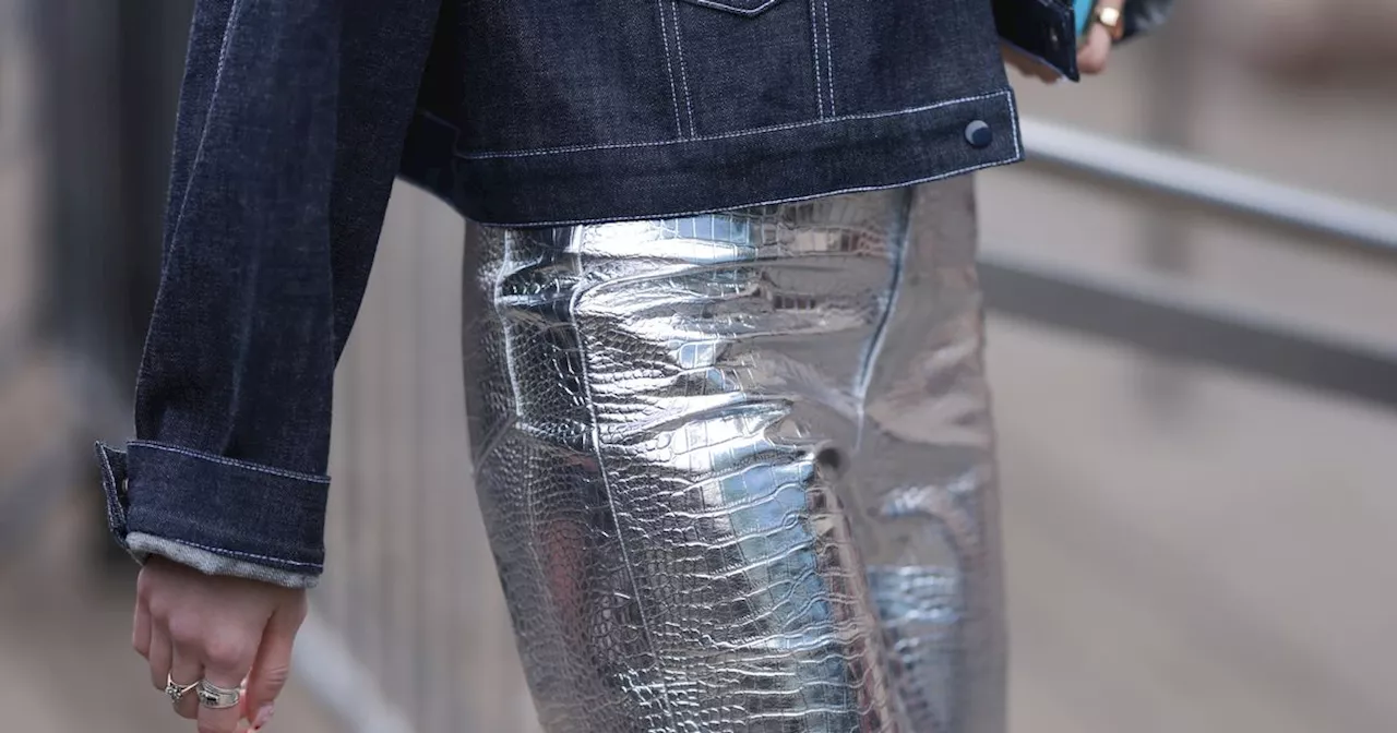 Silver trousers are taking over our wardrobes and you can shop them from £24