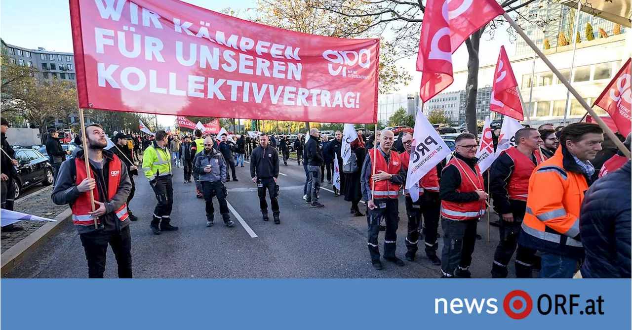 Metaller KV: Streikauftakt mit Straßenblockade