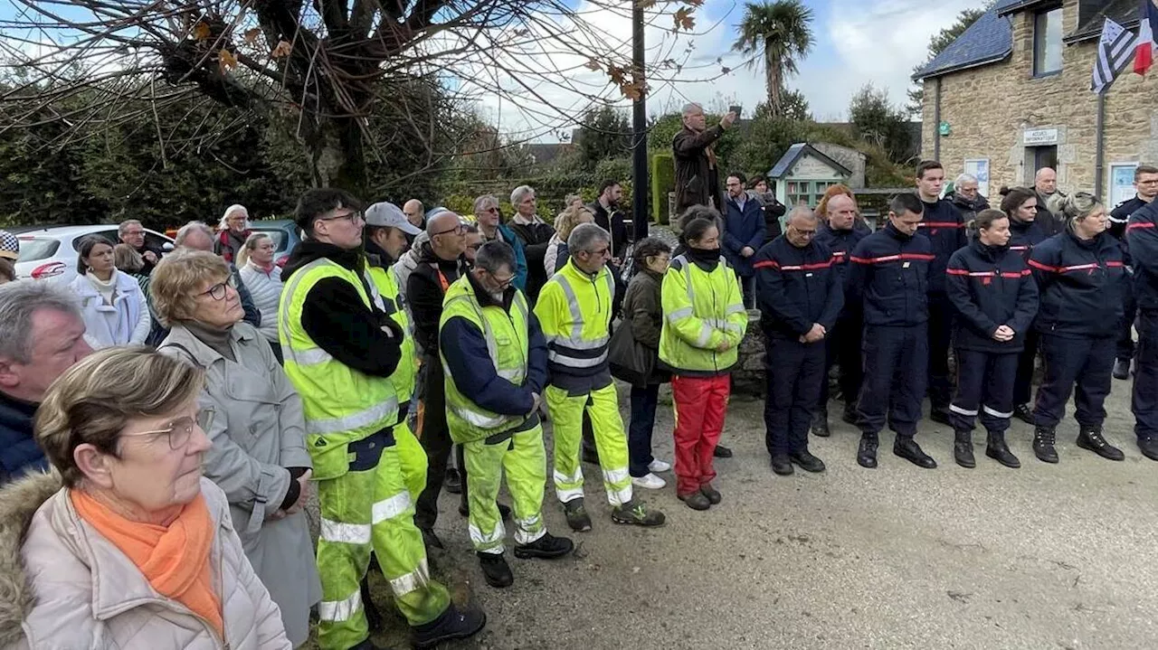 En Finistère, un hommage émouvant au salarié d’Enedis décédé en intervention après la tempête Ciaran