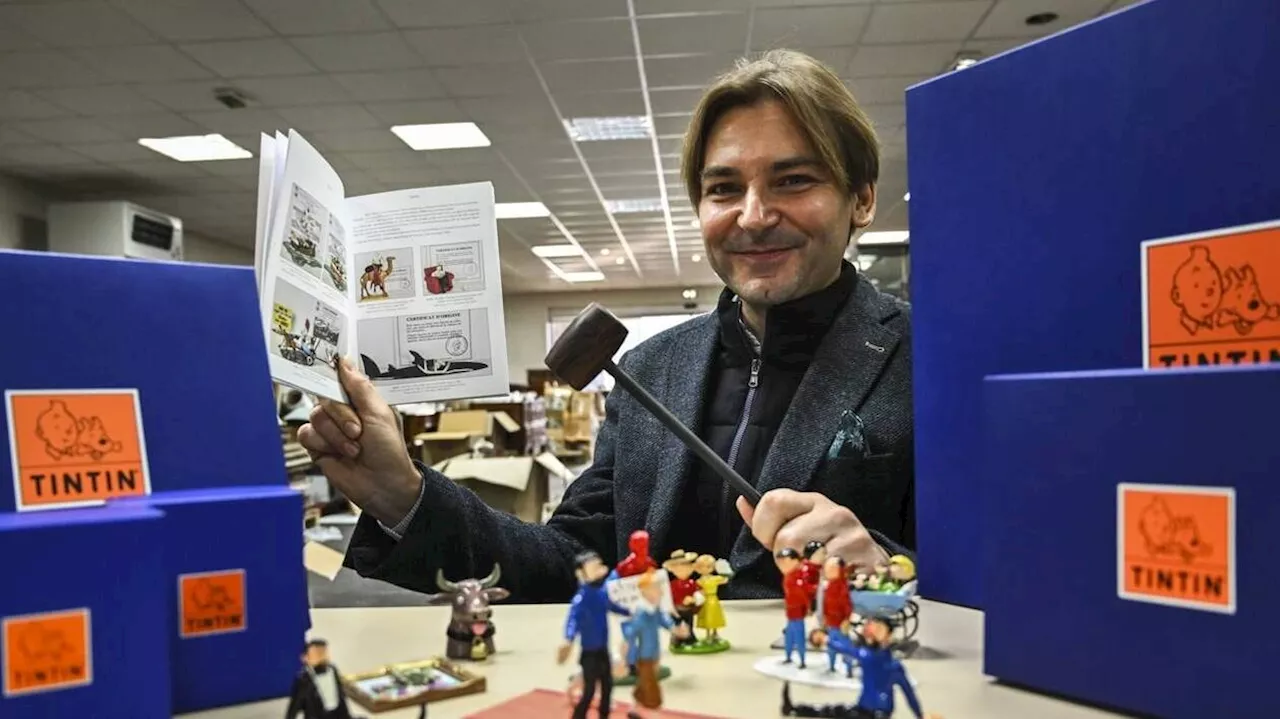 Une collection exceptionnelle de figurines Tintin en vente ce lundi au Mans