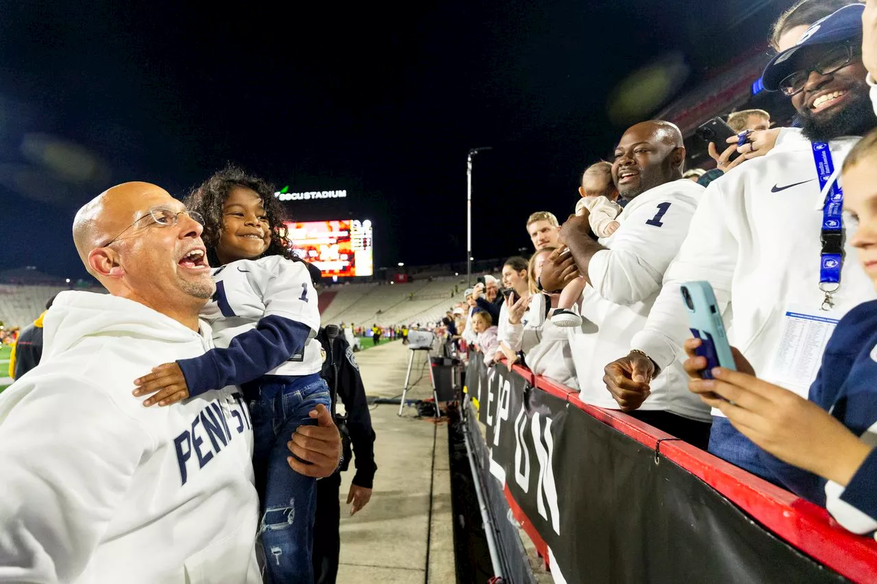 Penn State fans take over Maryland Stadium in blowout win, Faces in the crowd