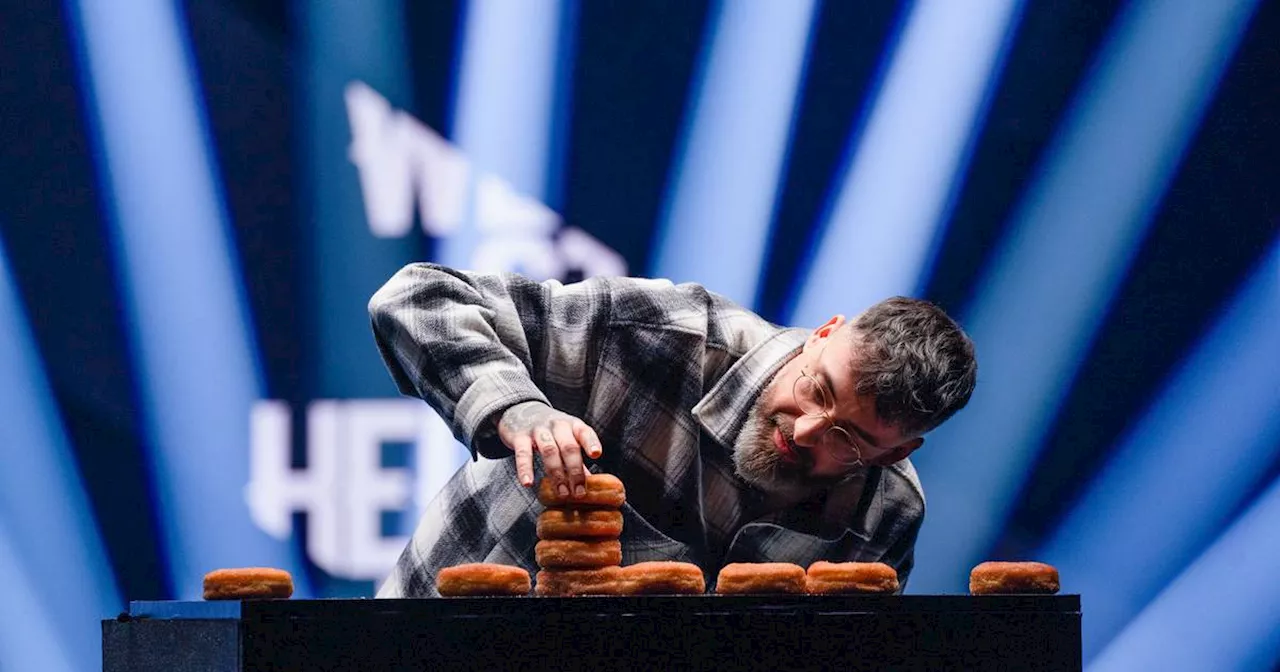 Wer stiehlt mir die Show: Sido stellt Donut-Weltrekord auf