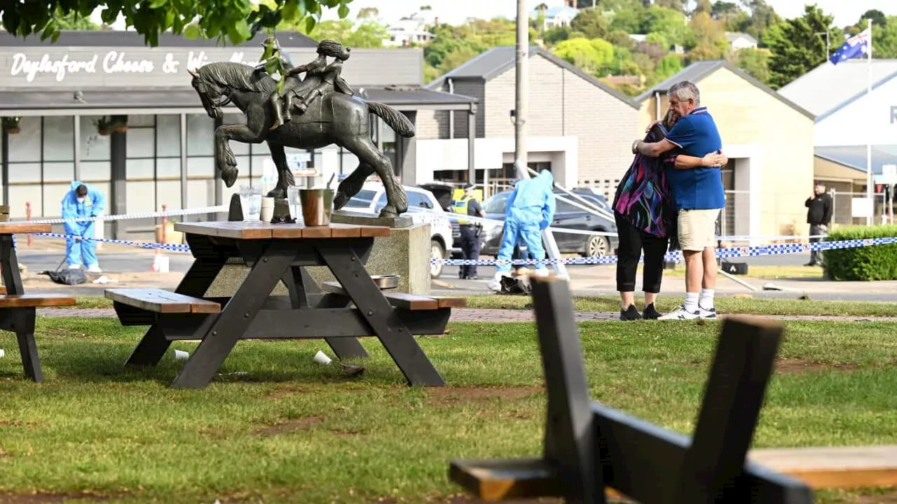 Children among five dead after car ploughs into Victoria beer garden