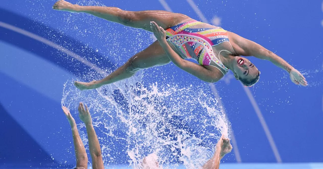 AP PHOTOS: Pan American Games feature diving runner, flying swimmer, joyful athletes in last week