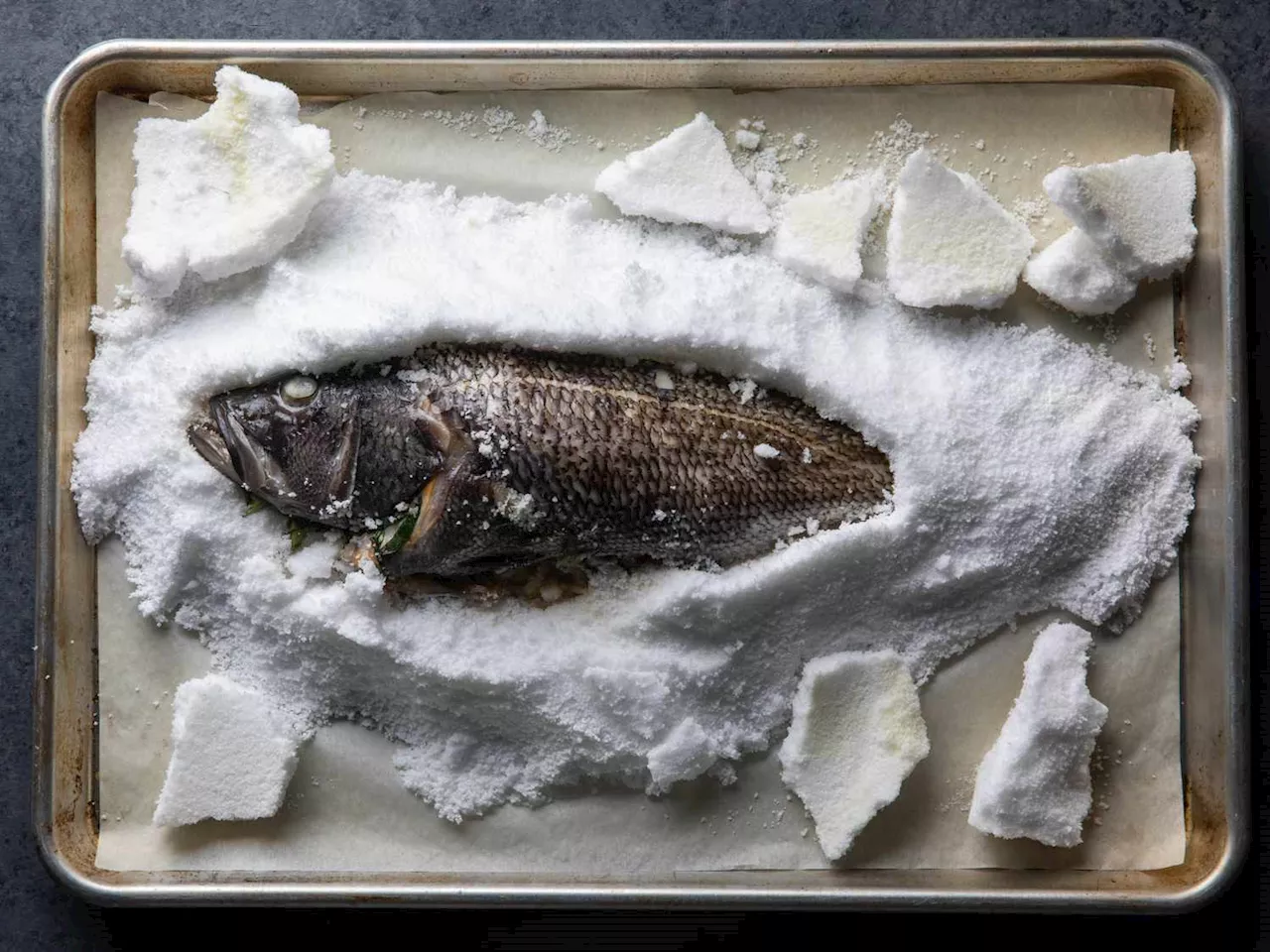 Salt-Baked Whole Fish With Fresh Herbs