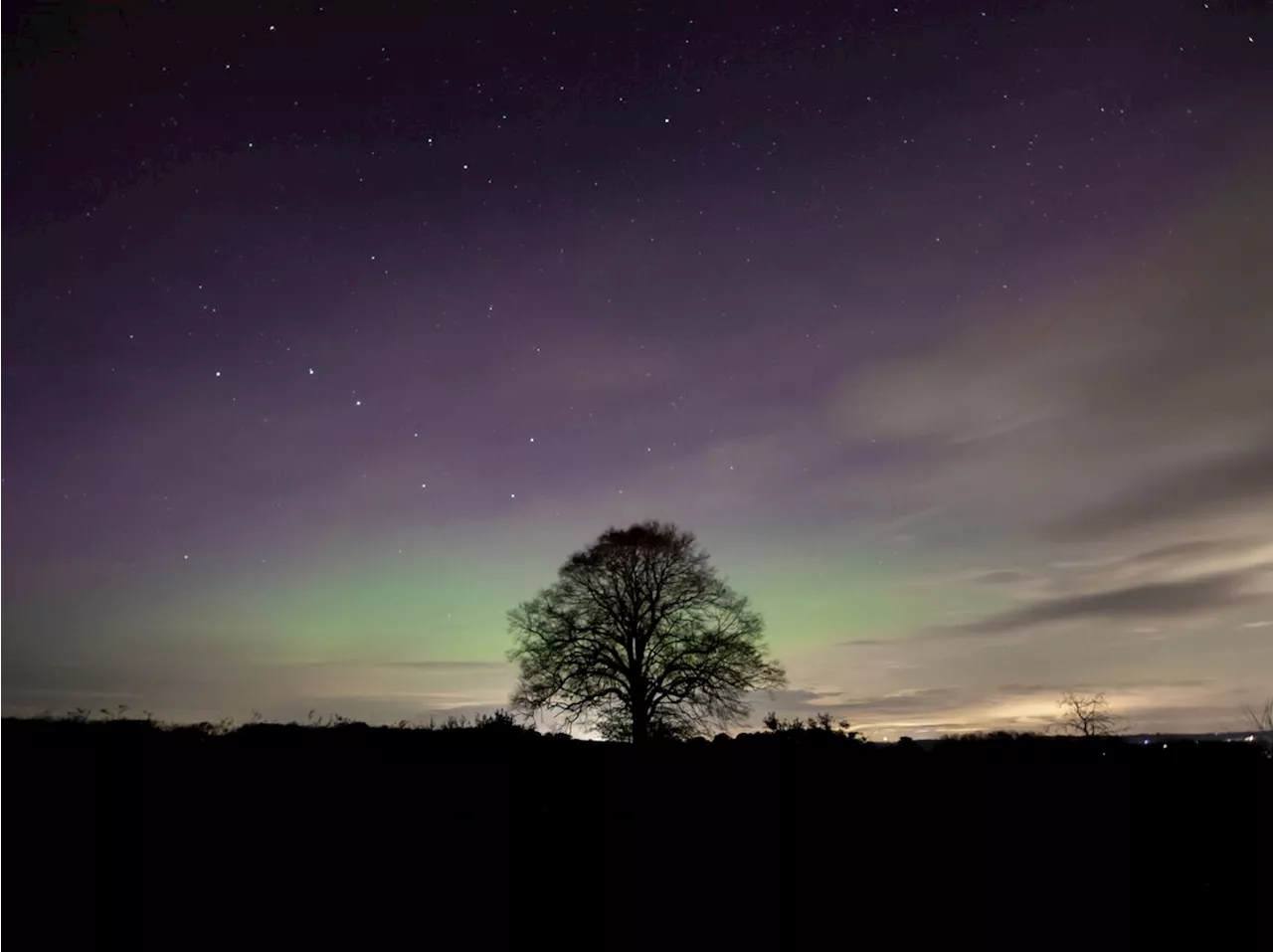 In pictures: Northern Lights visible in skies over Shropshire