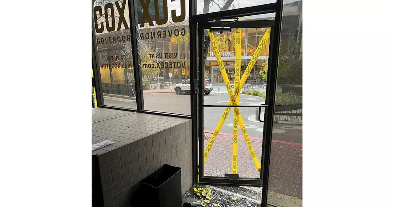 Utah Gov. Spencer Cox’s campaign headquarters vandalized in Salt Lake City