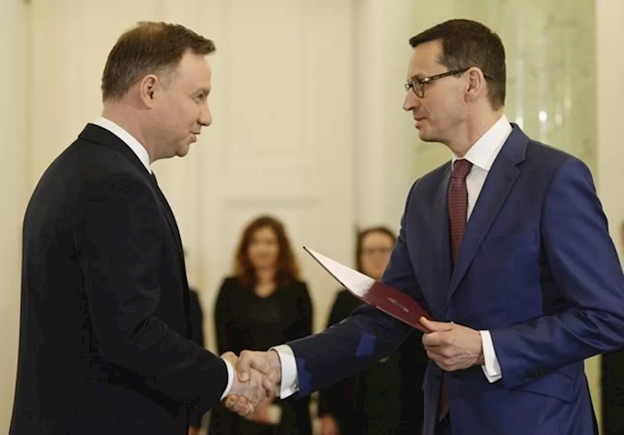 President taps Poland's outgoing prime minister to form new government despite lack of a majority