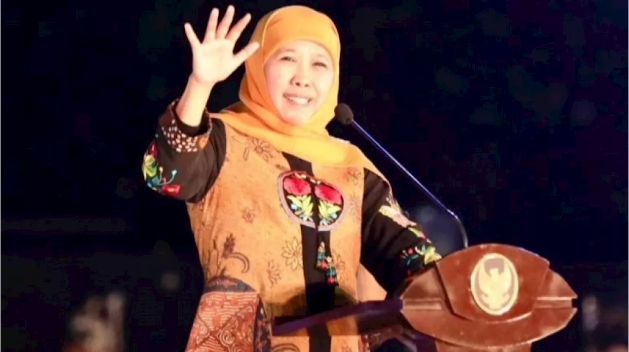 Khofifah Hadir di HUT Golkar Bersama Jokowi dan Prabowo, Gibran Belum Terihat