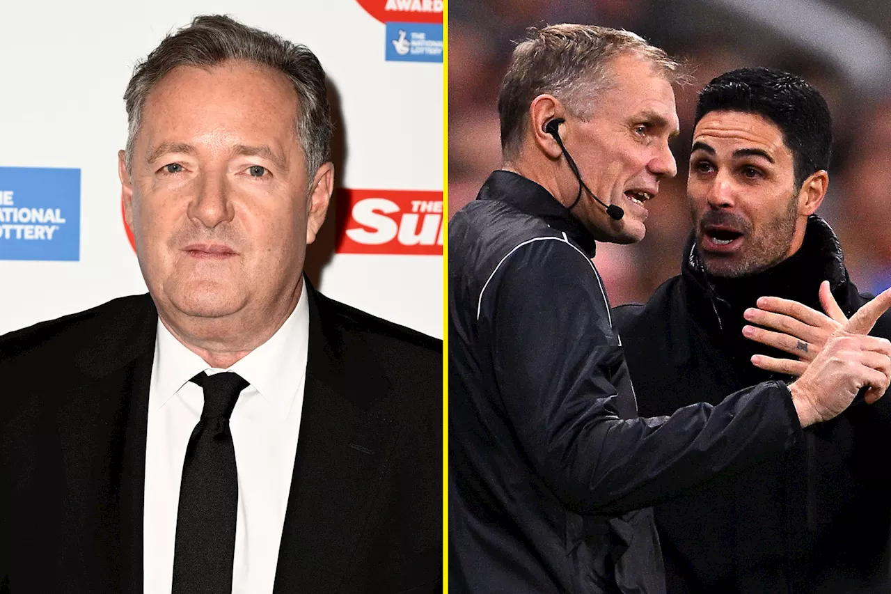 Arsenal fan Piers Morgan offers alternative theory why Mikel Arteta went on huge VAR rant...