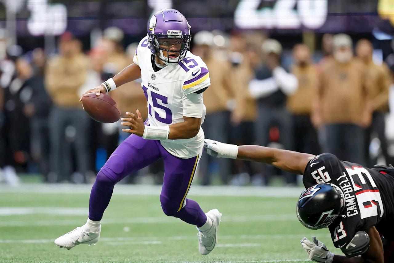 Josh Dobbs lifts Vikings in thrilling victory over Falcons mere days after arrival