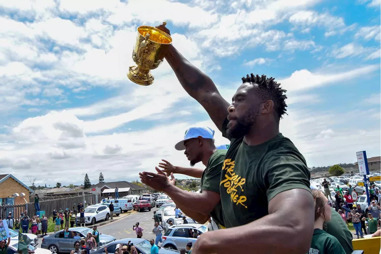 WATCH: Man tries to ‘steal’ Springboks Rugby World Cup trophy