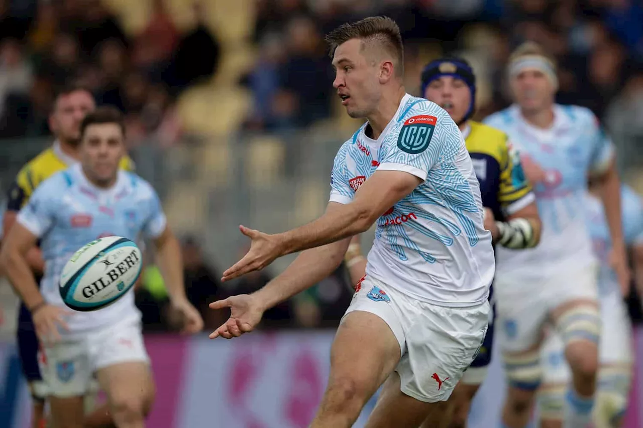 White gives his players the thumbs up after victory against Zebre