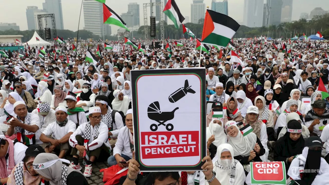 Aksi Bela Palestina di Monas Kumpulkan Donasi Hingga Rp 2 Miliar, Ada dari Celengan Anak Sekolah