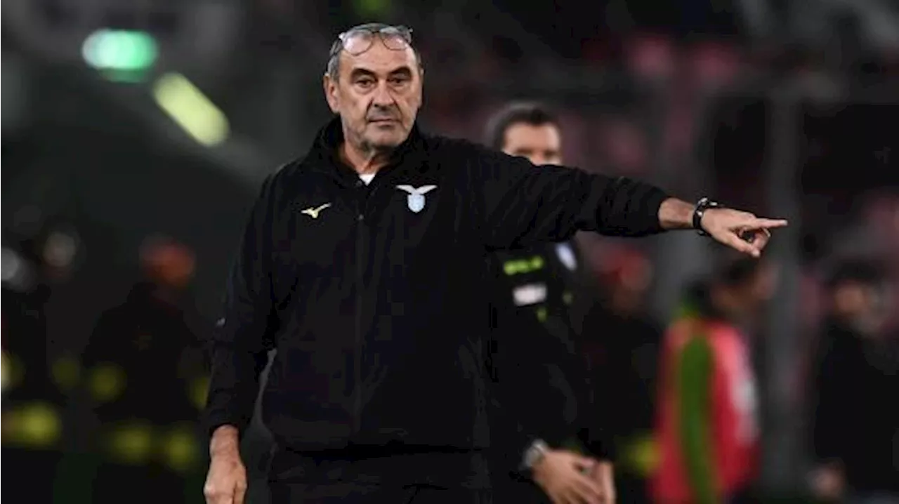  Lazio, Sarri: “Le difficoltà non cambiano le mie idee, voglio rimanere qui”