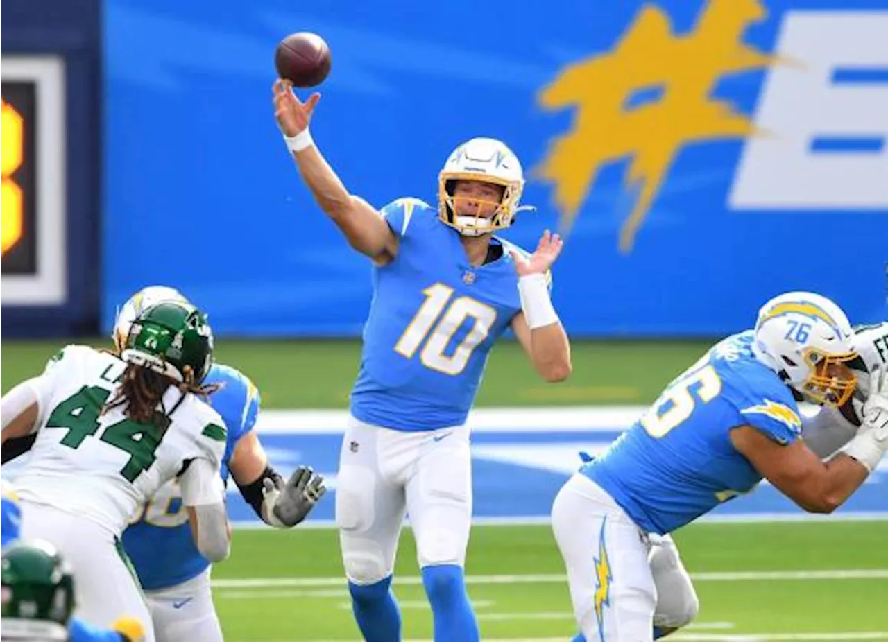 Semana 9 de la NFL: Chargers van como favoritos ante los Jets en el MNF