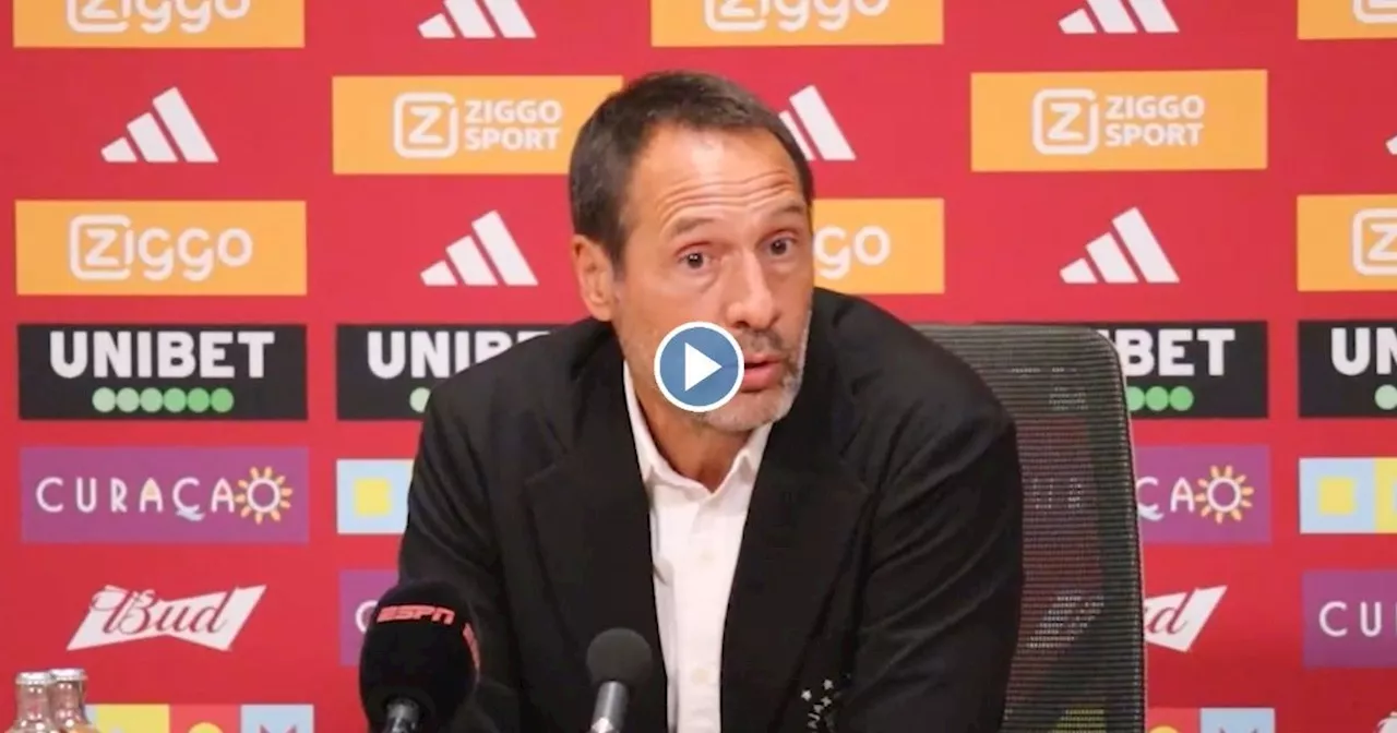 Van 't Schip over 'ideale Ajax-invaller': 'Misschien moeten we dat vaker doen'