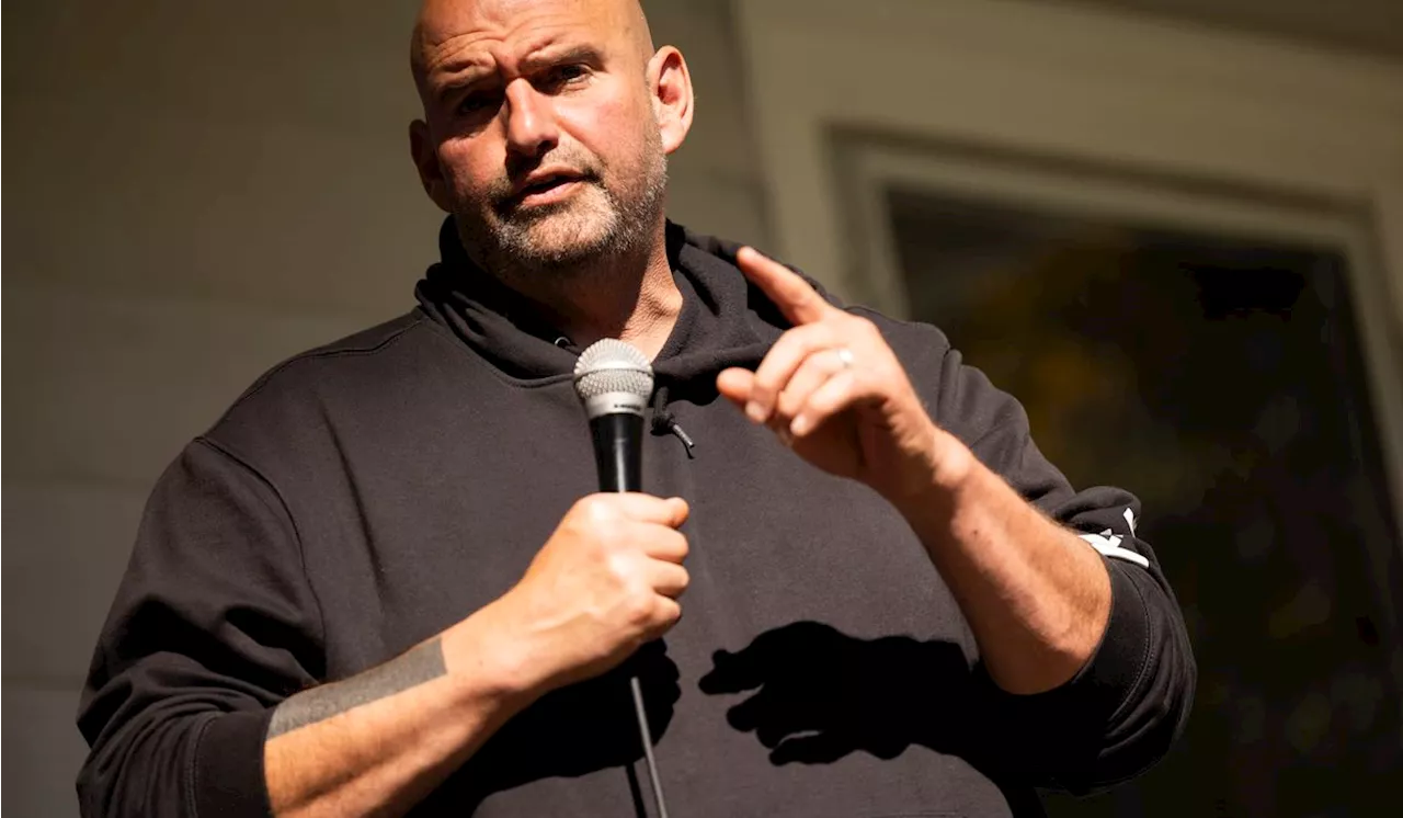 John Fetterman jokes about stroke to avoid responding to heckler about support for Israel