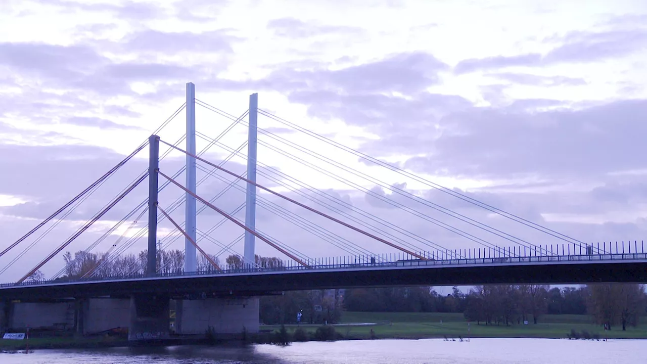 A40 bei Duisburg wieder frei: Neue Rhein-Brücke in Betrieb